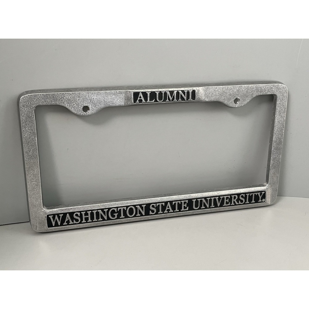 Washington State Cougars Alumni Cast Metal License Plate Frame- Carson - USA